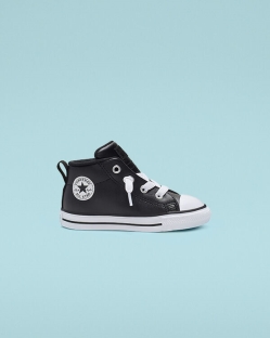 Converse Chuck Taylor All Star Street Fiu Közép Felső Fekete/Fehér | AIBLGPS-HU